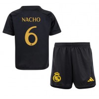 Real Madrid Nacho #6 3rd trikot Kinder 2023-24 Kurzarm (+ Kurze Hosen)
